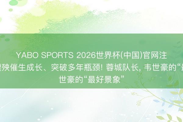 YABO SPORTS 2026世界杯(中国)官网注册登录 遭殃催生成长、突破多年瓶颈! 蓉城队长， 韦世豪的“最好景象”